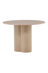 Olivia runder Esstisch - white - wash/MDF - Runde Esstische - ALVAHOME