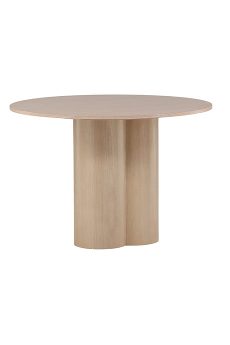 Olivia runder Esstisch - white - wash/MDF - Runde Esstische - ALVAHOME