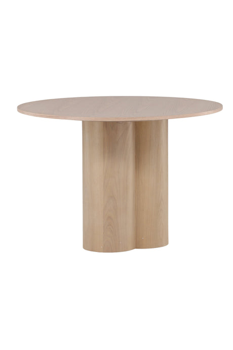 Olivia runder Esstisch - white - wash/MDF - Runde Esstische - ALVAHOME