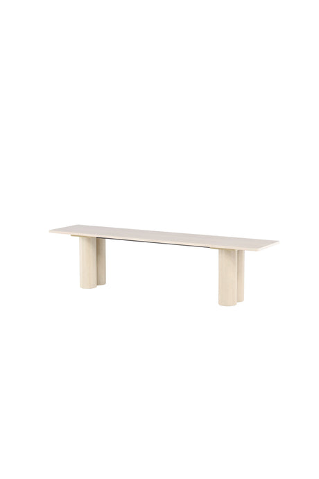 Olivia Sitzbank - white - wash/MDF - Sitzbänke - ALVAHOME