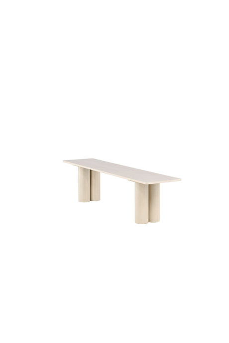 Olivia Sitzbank - white - wash/MDF - Sitzbänke - ALVAHOME