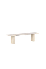 Olivia Sitzbank - white - wash/MDF - Sitzbänke - ALVAHOME