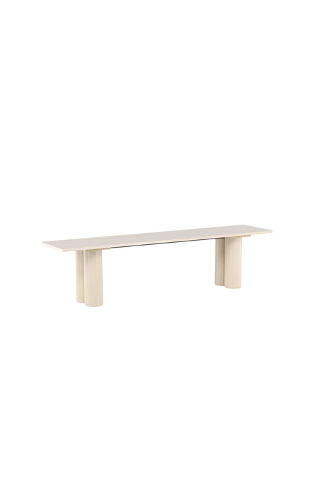 Olivia Sitzbank - white - wash/MDF - Sitzbänke - ALVAHOME
