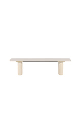 Olivia Sitzbank - white - wash/MDF - Sitzbänke - ALVAHOME