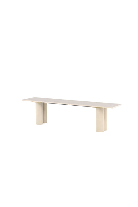 Olivia Sitzbank - white - wash/MDF - Sitzbänke - ALVAHOME