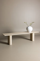 Olivia Sitzbank - white - wash/MDF - Sitzbänke - ALVAHOME
