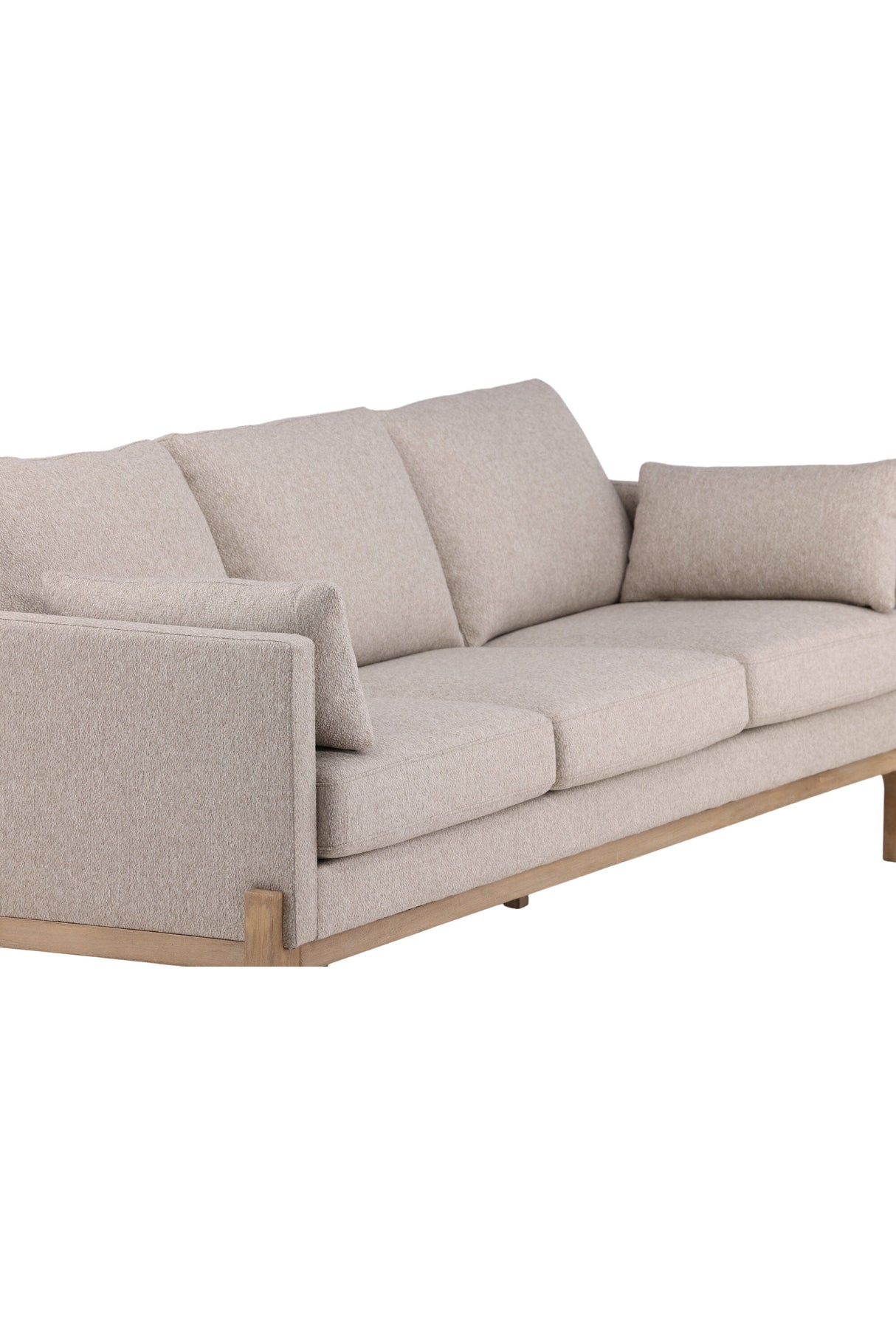 Olympia 3 - Sitzer Sofa - off - white/MDF - 3 - Sitzer Sofas - ALVAHOME