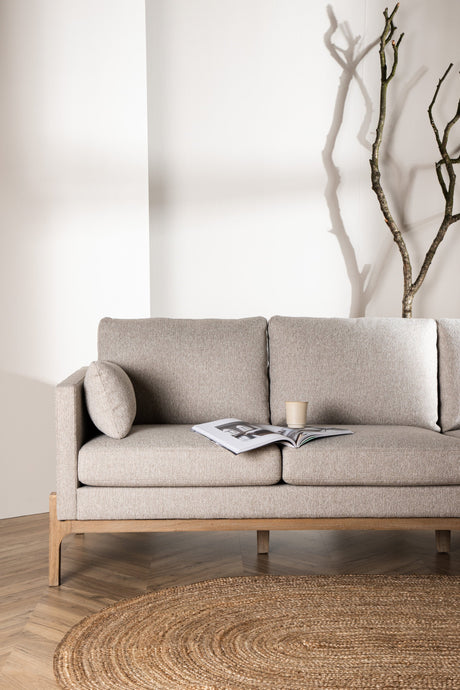Olympia 3 - Sitzer Sofa - off - white/MDF - 3 - Sitzer Sofas - ALVAHOME