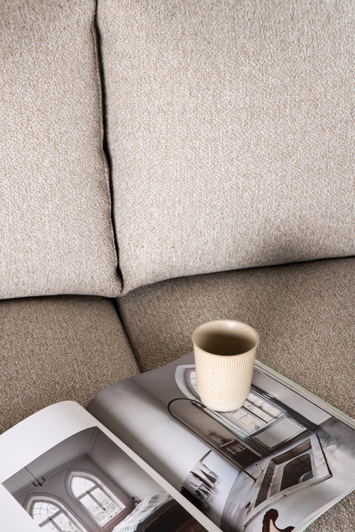 Olympia 3 - Sitzer Sofa - off - white/MDF - 3 - Sitzer Sofas - ALVAHOME