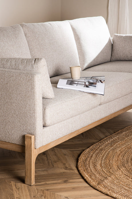 Olympia 3 - Sitzer Sofa - off - white/MDF - 3 - Sitzer Sofas - ALVAHOME