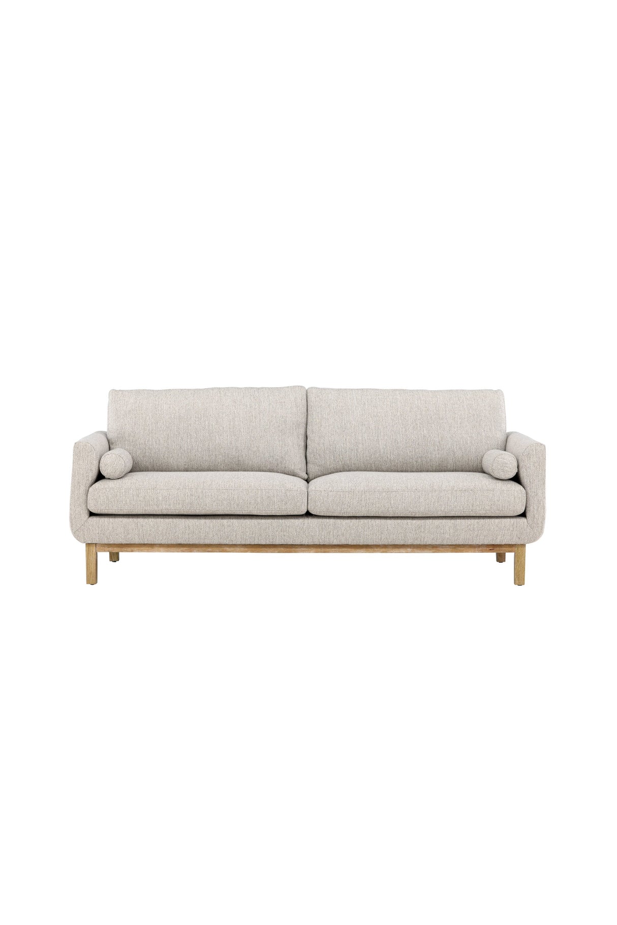 Olympos 3 - Sitzer Sofa - beige/Polyester - 3 - Sitzer Sofas - ALVAHOME
