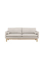 Olympos 3 - Sitzer Sofa - beige/Polyester - 3 - Sitzer Sofas - ALVAHOME