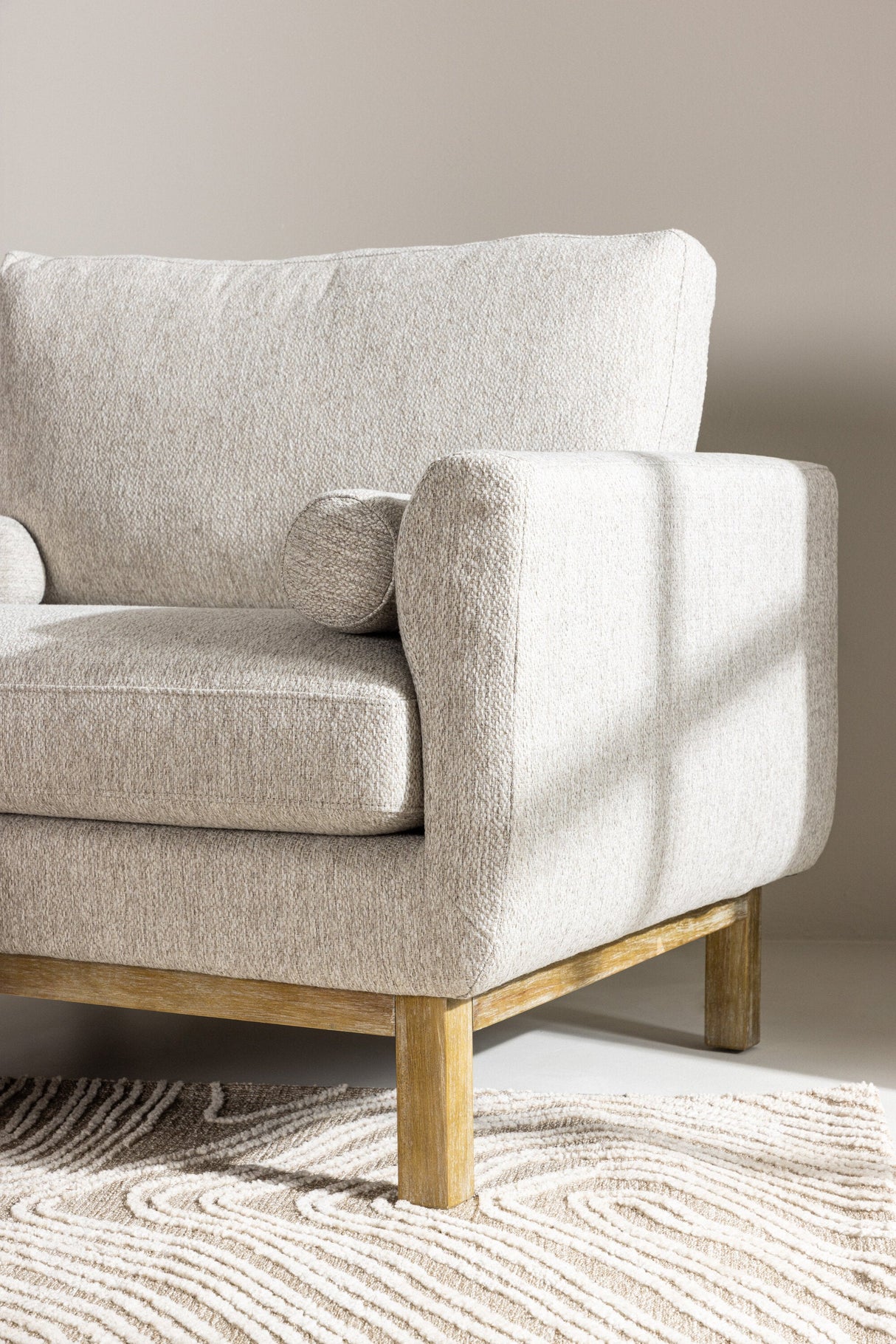 Olympos Sessel - beige/Polyester - Sessel - ALVAHOME