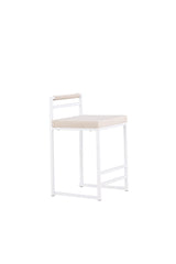 Opelika Barhocker - beige/Polyester - Samt - Barhocker - ALVAHOME