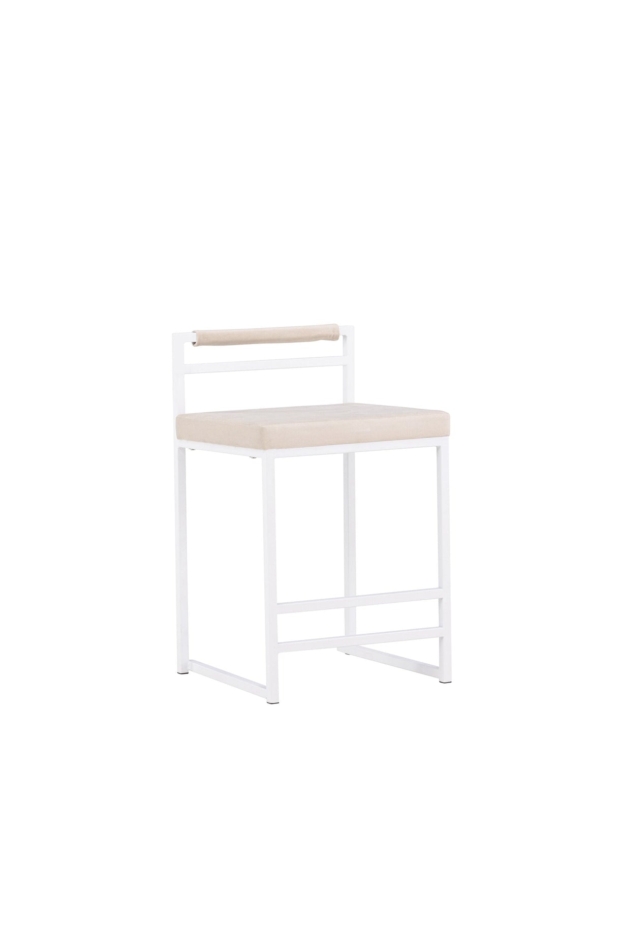 Opelika Barhocker - beige/Polyester - Samt - Barhocker - ALVAHOME