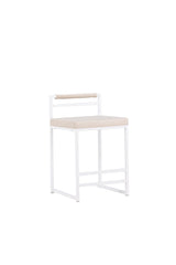 Opelika Barhocker - beige/Polyester - Samt - Barhocker - ALVAHOME