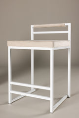 Opelika Barhocker - beige/Polyester - Samt - Barhocker - ALVAHOME