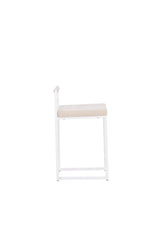 Opelika Barhocker - beige/Polyester - Samt - Barhocker - ALVAHOME
