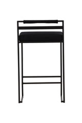 Opelika Barhocker - schwarz/Stahl - Barhocker - ALVAHOME