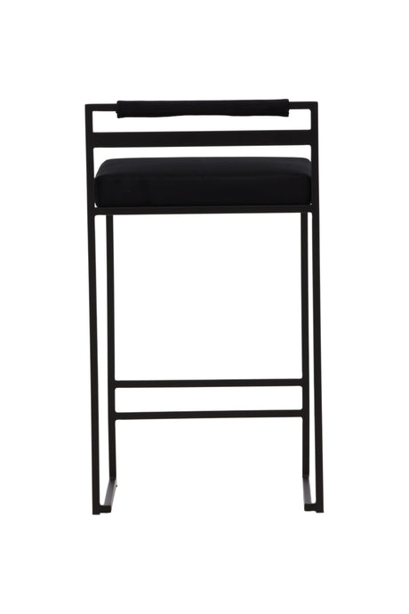 Opelika Barhocker - schwarz/Stahl - Barhocker - ALVAHOME