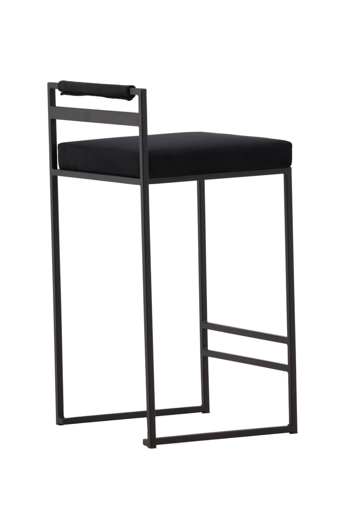 Opelika Barhocker - schwarz/Stahl - Barhocker - ALVAHOME