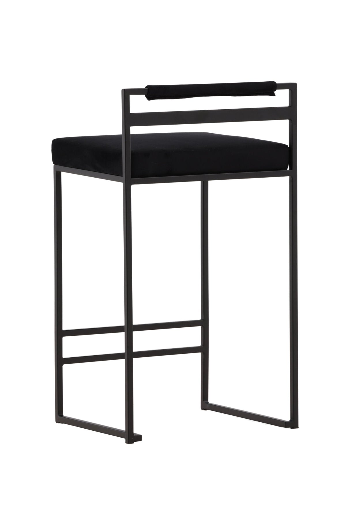 Opelika Barhocker - schwarz/Stahl - Barhocker - ALVAHOME