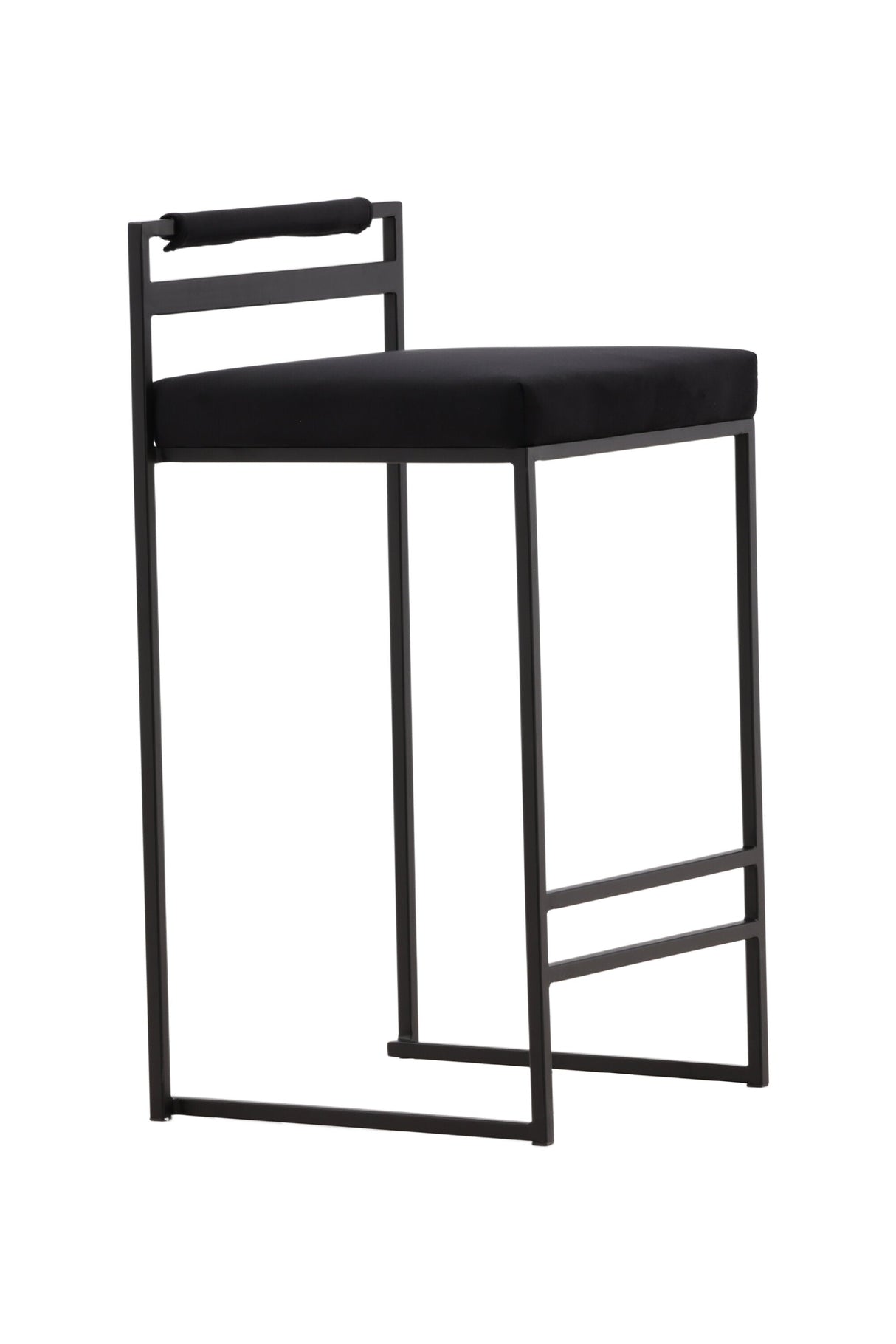 Opelika Barhocker - schwarz/Stahl - Barhocker - ALVAHOME
