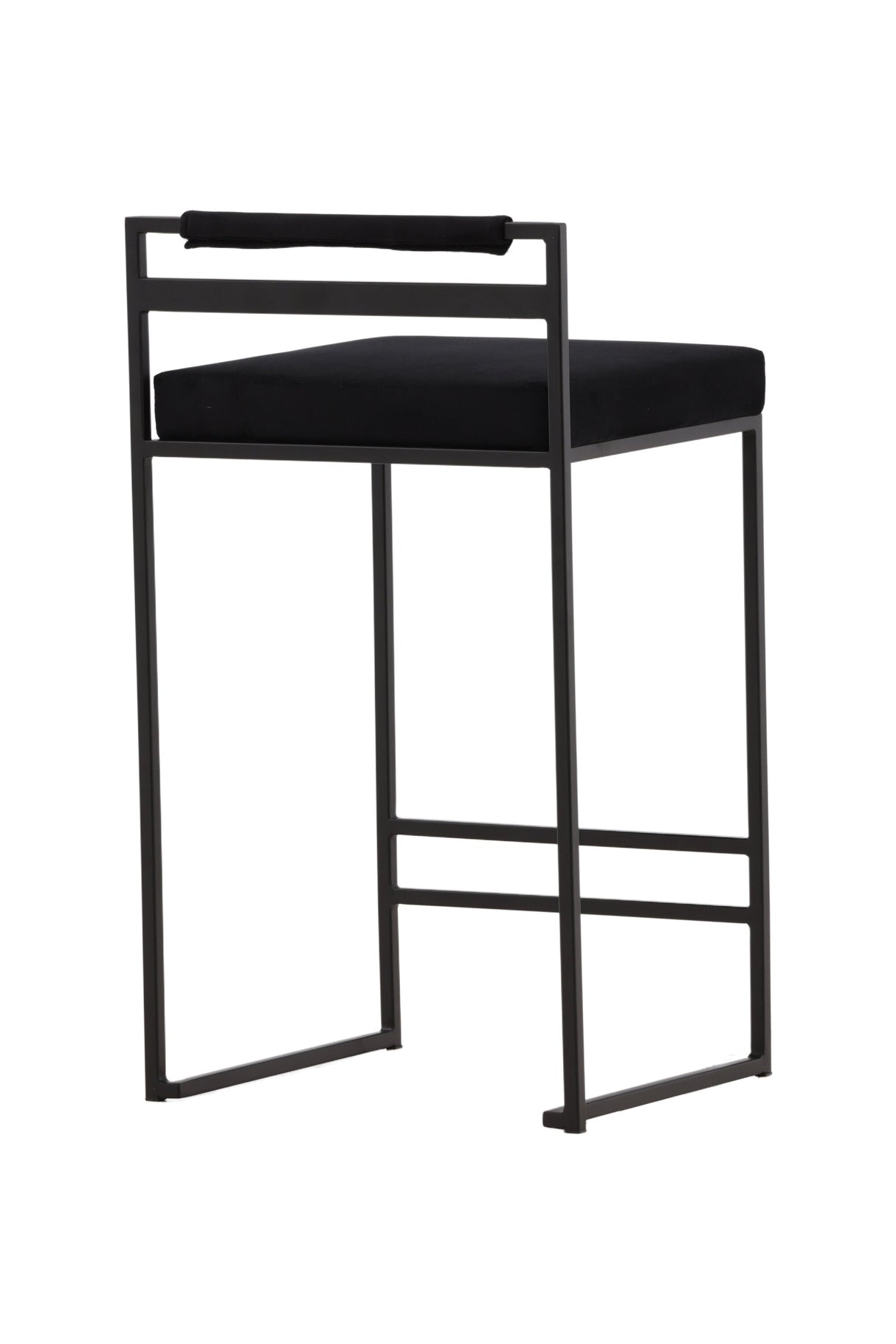 Opelika Barhocker - schwarz/Stahl - Barhocker - ALVAHOME