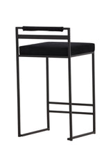 Opelika Barhocker - schwarz/Stahl - Barhocker - ALVAHOME