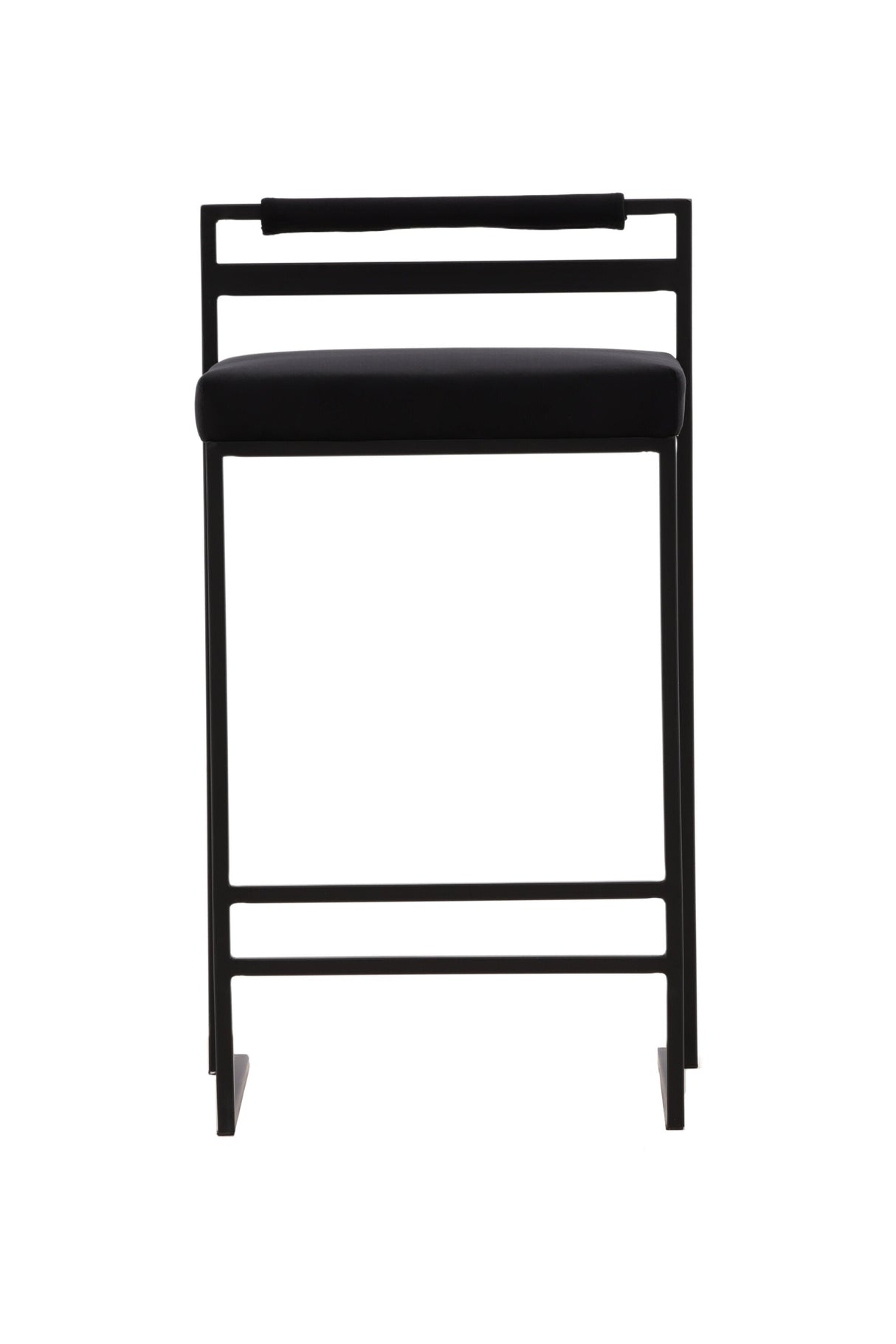 Opelika Barhocker - schwarz/Stahl - Barhocker - ALVAHOME