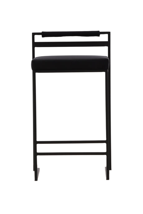 Opelika Barhocker - schwarz/Stahl - Barhocker - ALVAHOME