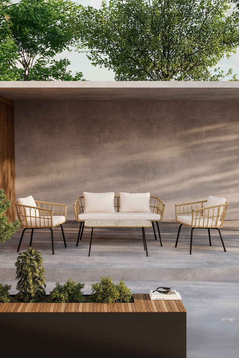 Ortigia Outdoor Lounge - Set - transparent/Stahl - Outdoor Lounge - Sets - ALVAHOME