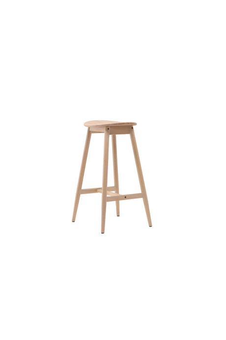 Orust Barhocker - white - wash/Gummiholz - Barhocker - ALVAHOME