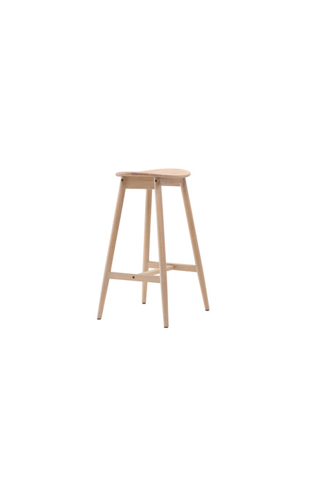 Orust Barhocker - white - wash/Gummiholz - Barhocker - ALVAHOME