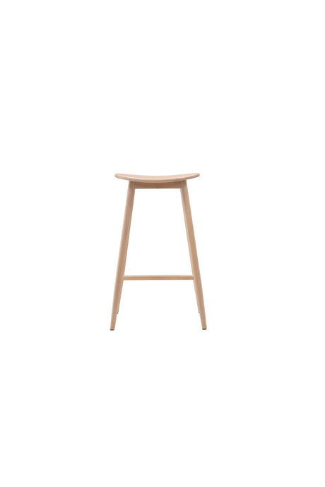 Orust Barhocker - white - wash/Gummiholz - Barhocker - ALVAHOME