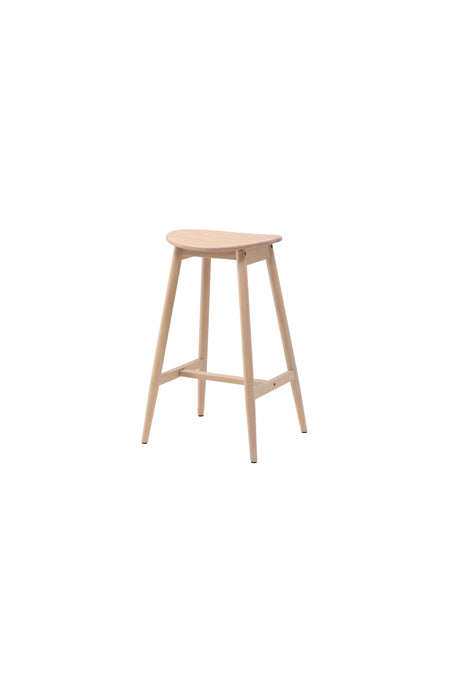 Orust Barhocker - white - wash/Gummiholz - Barhocker - ALVAHOME