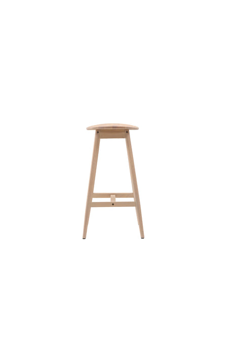 Orust Barhocker - white - wash/Gummiholz - Barhocker - ALVAHOME