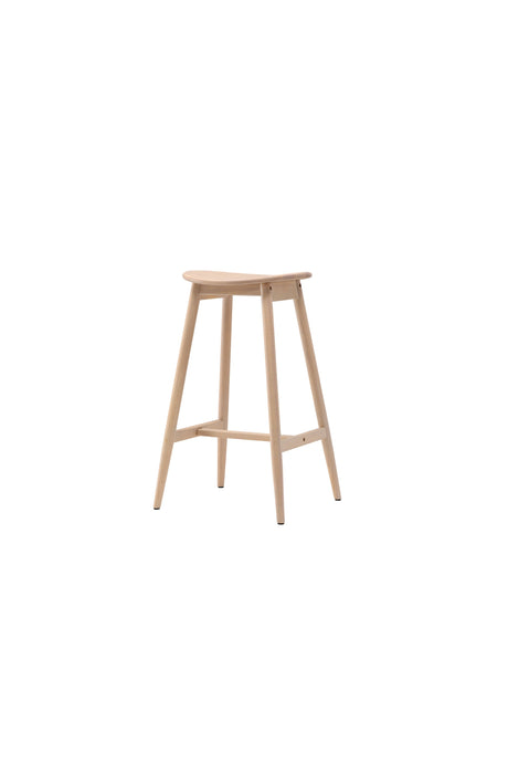 Orust Barhocker - white - wash/Gummiholz - Barhocker - ALVAHOME