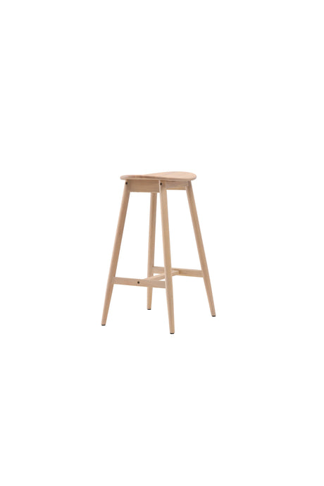 Orust Barhocker - white - wash/Gummiholz - Barhocker - ALVAHOME