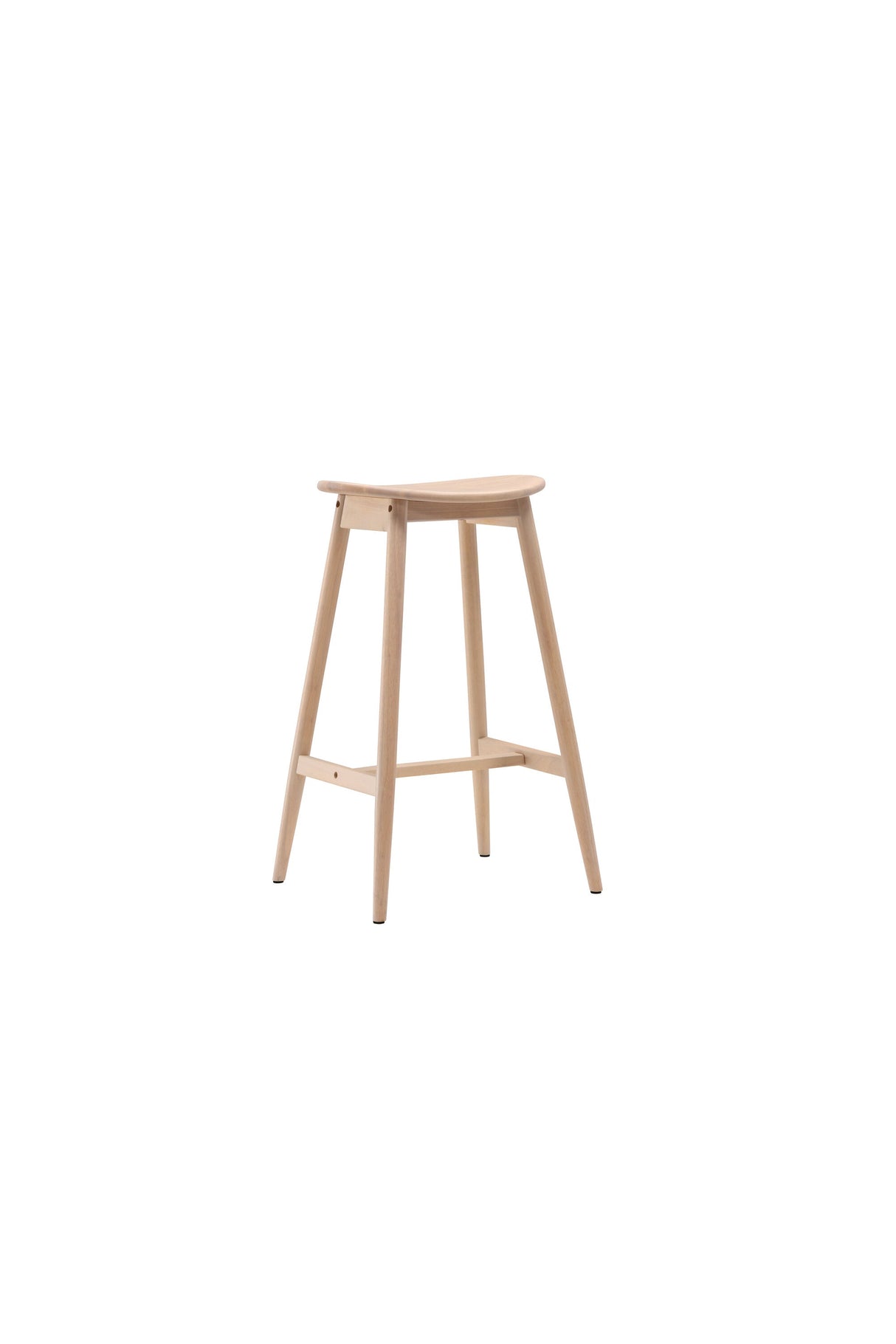 Orust Barhocker - white - wash/Gummiholz - Barhocker - ALVAHOME