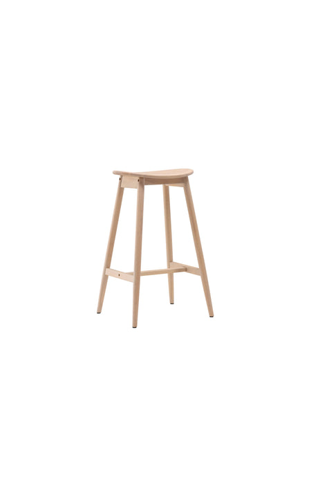Orust Barhocker - white - wash/Gummiholz - Barhocker - ALVAHOME