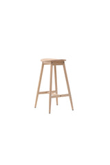 Orust Barhocker - white - wash/Gummiholz - Barhocker - ALVAHOME