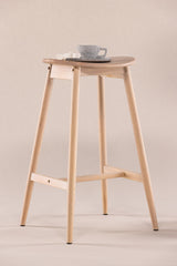 Orust Barhocker - white - wash/Gummiholz - Barhocker - ALVAHOME
