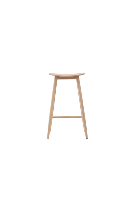 Orust Barhocker - white - wash/Gummiholz - Barhocker - ALVAHOME