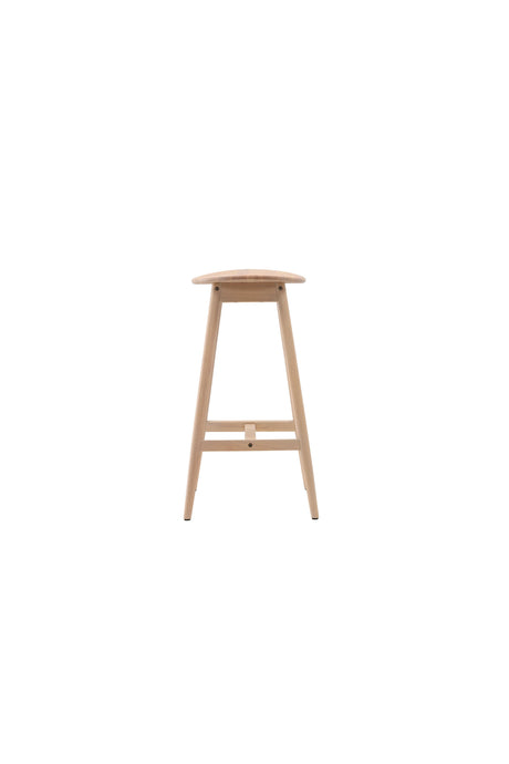 Orust Barhocker - white - wash/Gummiholz - Barhocker - ALVAHOME
