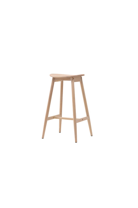Orust Barhocker - white - wash/Gummiholz - Barhocker - ALVAHOME