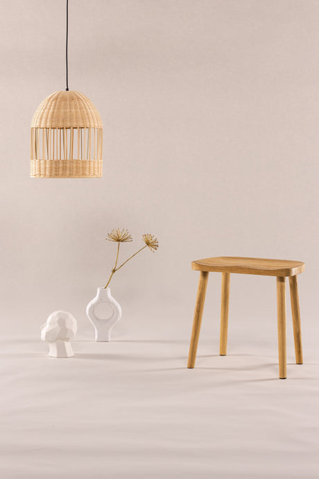 Orust Hocker - natur/Teak - Hocker - ALVAHOME