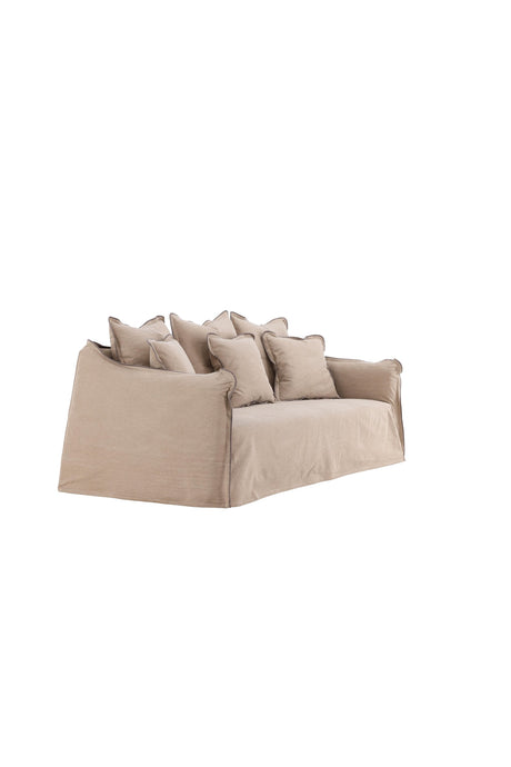 Oskarshamn 3 - Sitzer Sofa - braun/Baumwolle - 3 - Sitzer Sofas - ALVAHOME