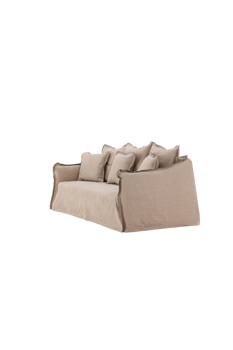 Oskarshamn 3 - Sitzer Sofa - braun/Baumwolle - 3 - Sitzer Sofas - ALVAHOME