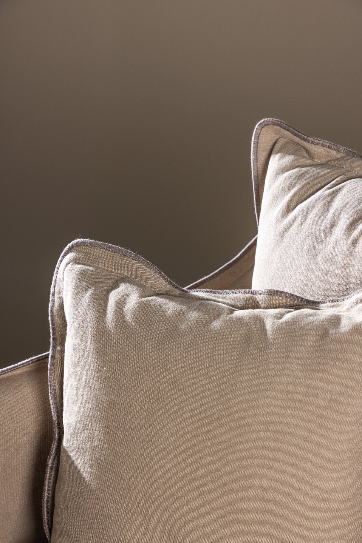 Oskarshamn 3 - Sitzer Sofa - braun/Baumwolle - 3 - Sitzer Sofas - ALVAHOME